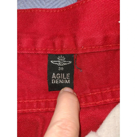 Agile Straight Jeans Men's Size 38 Denim Zip Fly 5-Pockets Regular Fit (M) - Picture 4 of 4